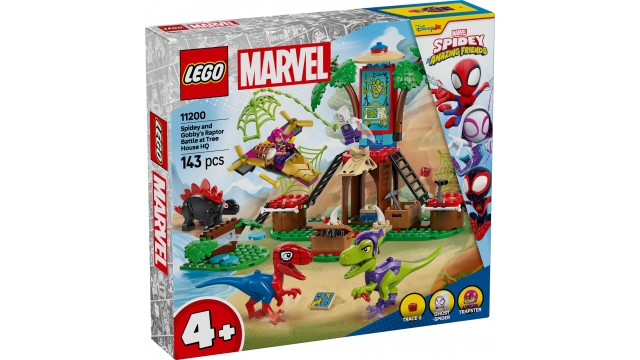 Lego Spidey and Friends 11200 Spidey en Gobby's Raptorstrijd bij de Boomhut