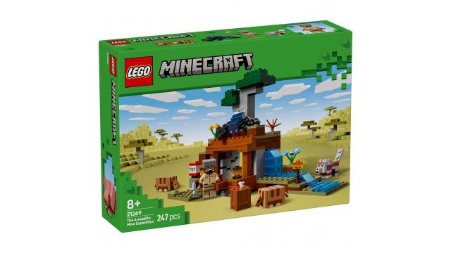 Lego Minecraft 21269 De Gordeldieren bij de Mijn