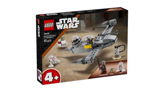 Lego Star Wars 75410 Mando en Grogu's N-1 Starfighter