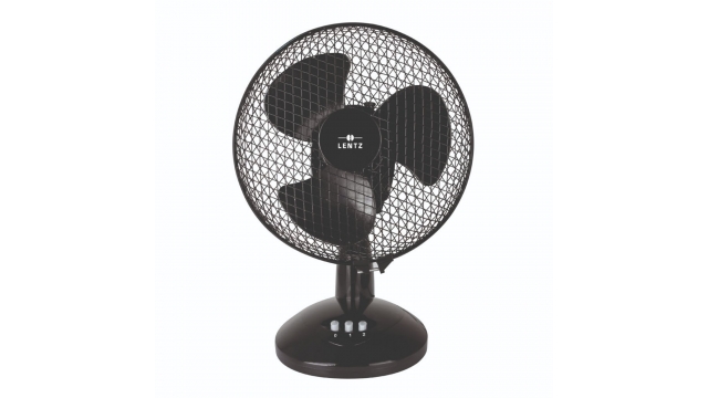 Lentz Tafelventilator 23 cm Zwart