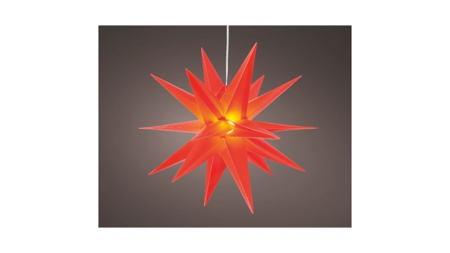 Lumineo LED Ster 40 cm Rood