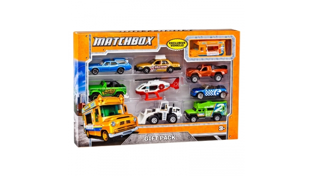 Matchbox Geschenkenset met 10 Voertuigen Assorti