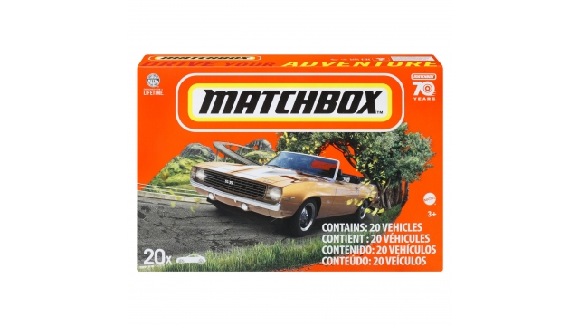 Matchbox Doos met 20 Voertuigen