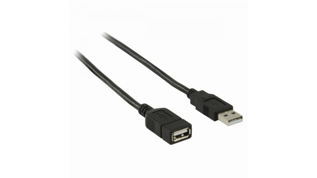 Nedis CCGB60010BK20 Usb 2.0-kabel A Male - A Female 2,0 M Zwart