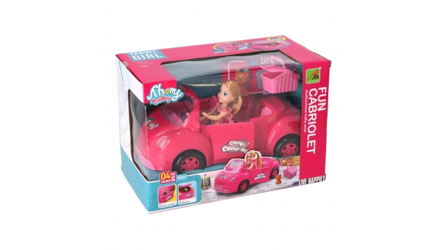 Fun Cabriolet met Pop Roze