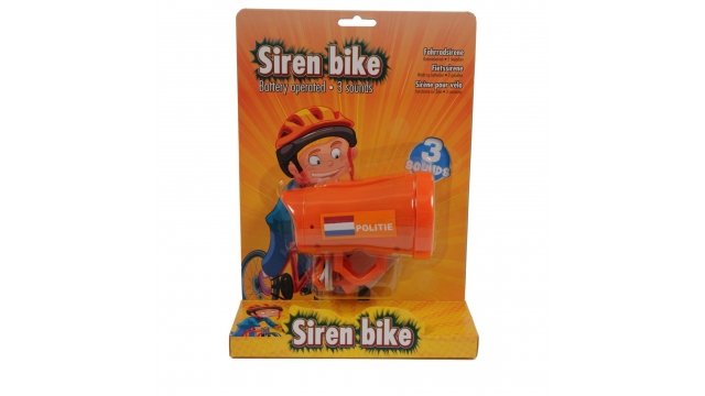 Fiets Sirene Politie NL Oranje