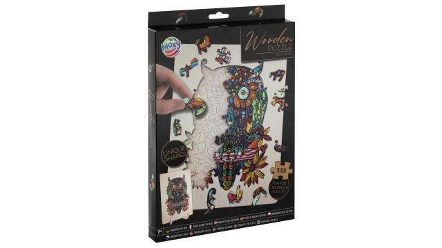 Moxy Houten Puzzel Uil 133 Stukjes