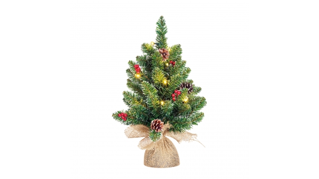 Creston Mini LED Kerstboom 45x35 cm Groen