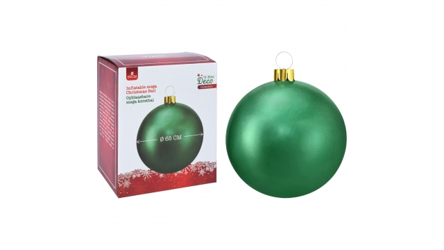 Kerstbal Opblaasbaar 65 cm Groen