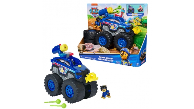 Paw Patrol Rescue Wheels Deluxe Vehicle Chase + Licht en Geluid