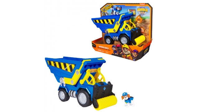 Paw Patrol Rubble and Crew Vuilniswagen + Licht en Geluid