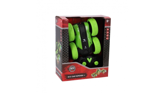 Rapid Wheels RC Flipover Auto Groen + Licht