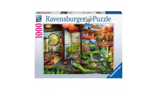 Ravensburger Puzzel Theehuis in Japanse Tuin 1000 Stukjes