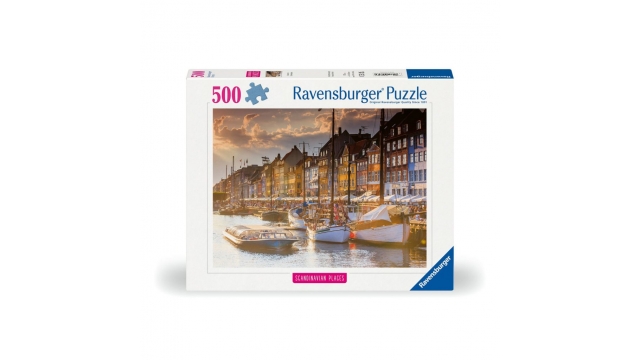 Ravensburger Puzzel Zonsondergang Kopenhagen 500 Stukjes