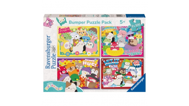 Ravensburger 4in1 Puzzel Squishmallows 4x100 Stukjes