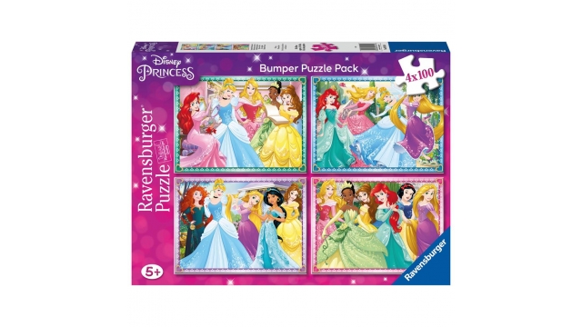 Ravensburger 4in1 Puzzel Disney Princess 4x100 Stukjes