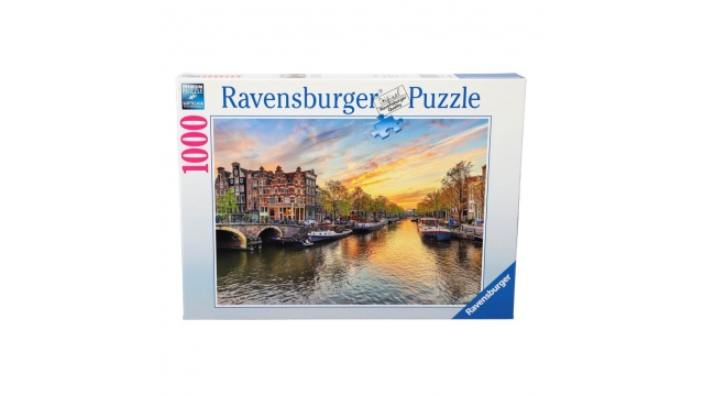 Ravensburger Puzzel Amsterdam Grachtenoever 1000 Stukjes