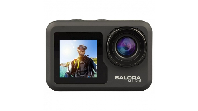 Salora ACP1250 Action Cam 4K Zwart