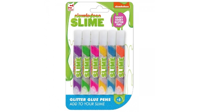 Sambro Nickelodeon Slime Glitter Pennen 6 Stuks