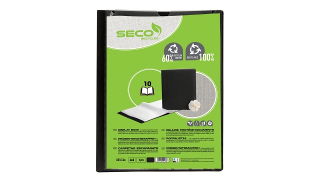 Seco SE-DB10-BK Showalbum A4 10 Sheets Zwart