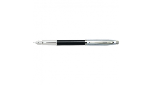 Sheaffer SF-E0931353 Vulpen 100 M Glossy Black Barrelbrushed Chrome Capnickel Plated