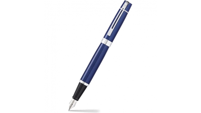 Sheaffer SF-E0934143 Vulpen 300 F Glossy Blue Chrome Plated