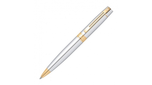 Sheaffer SF-E2934251 Balpen 300 Bright Chrome Gold Tone