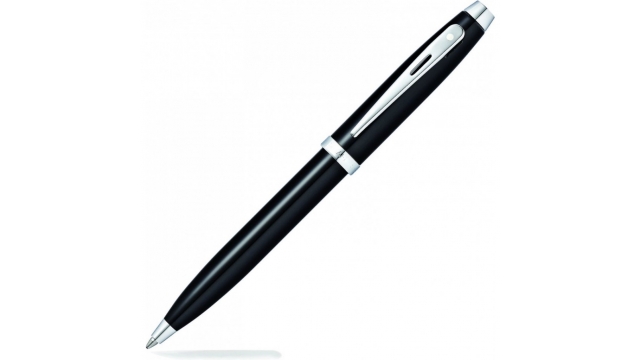 Sheaffer SF-E2933851 Balpen 100 Glossy Black Lacquer Chrome Plated