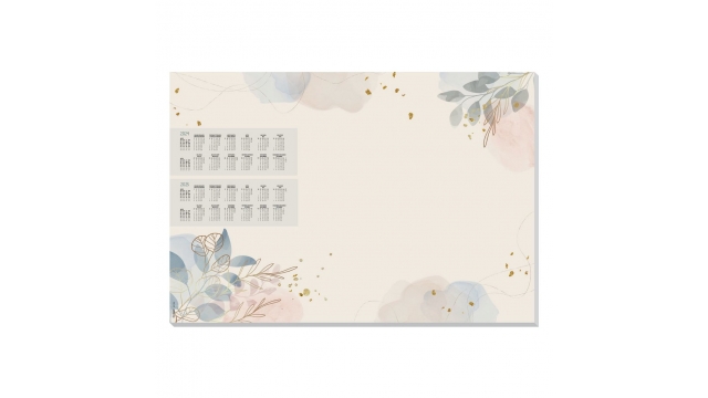 Sigel SI-HO304 Designonderlegger Pastel Garden A2 + Kalender 24/25 30 Vel