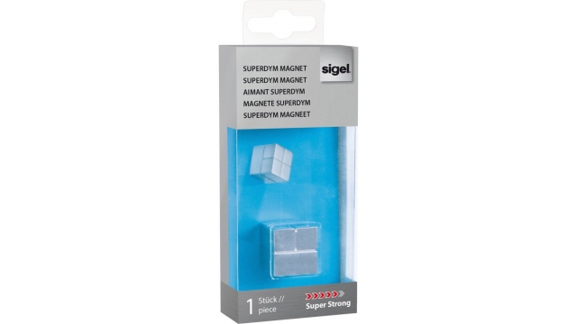 Sigel SI-BA196 Magneet voor Glasbord 2x2x2 cm Zilver