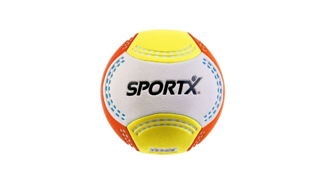 SportX Beach Ball Mini 16 cm Geel/Wit/Oranje