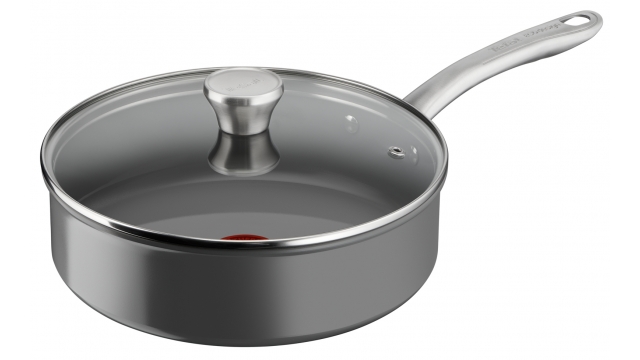 Tefal C42432 Renew+ Keramische Hapjespan 24cm met Deksel