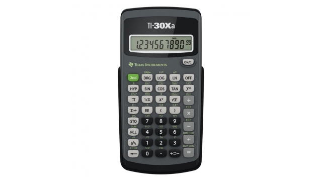 Texas Instruments TI-30XA-FC Rekenmachine Zwart