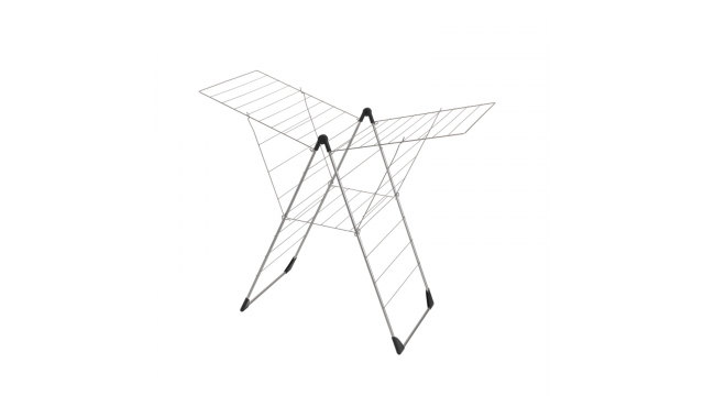 Tomado Breva Droogrek 25 m Lijn 58x133x109 cm Zilver