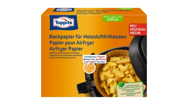 Toppits Airfryer Bakvellen 20 cm 20 Stuks