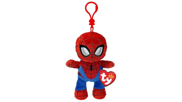 TY Beanie Babies Clip Marvel Knuffel Spiderman 12 cm