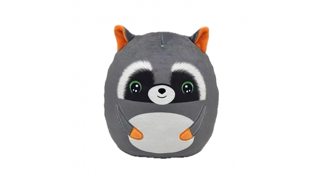 TY Squish A Boo Knuffelkussen Wasbeer Sneaky 20 cm