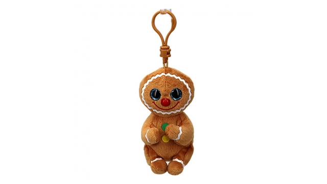 TY Beanie Boos Clip Kerst Knuffel Cookie 15 cm