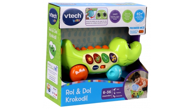 VTech Baby Rol & Dol Krokodil + Licht en Geluid