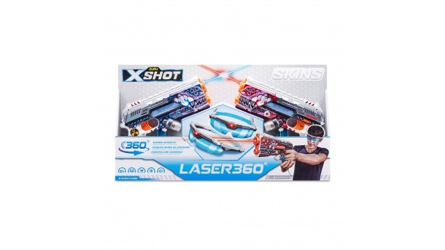 Zuru X-Shot Skins Laser 360 Blaster 2 Pack